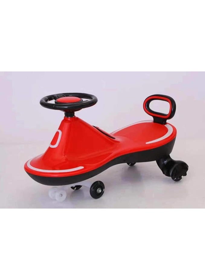 CellElection Kids Wiggle Car Ride On with Music & Light – No Pedals – Red Color – For Boys & Girls 2–6 Years - Image 2